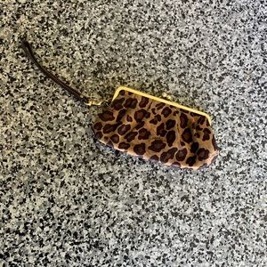 Leopard Wristlet